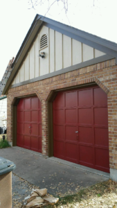 How to paint a garage door