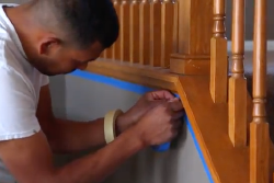 How to Paint a Stained Railing