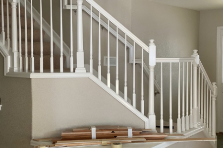 How To Paint a Stained Interior Railing